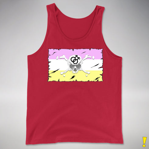 Twink Pride Pirate Flag Premium Tank Top - Red
